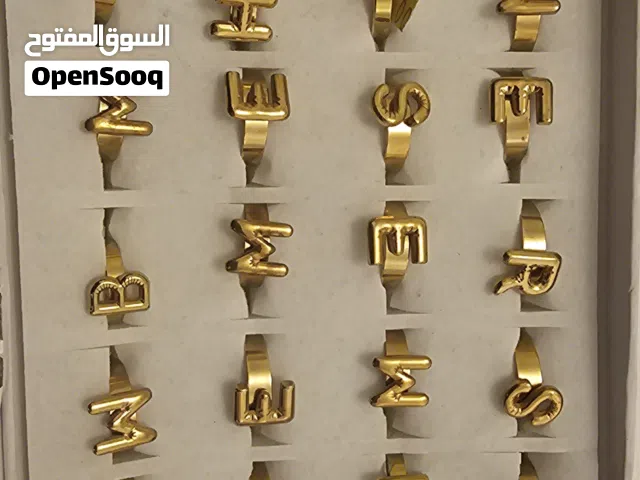 خواتم على شكل حروف