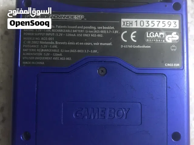 Nintendo gameboy advance sp blue