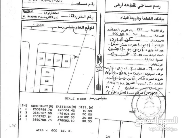 Mixed Use Land for Sale in Al Batinah Saham