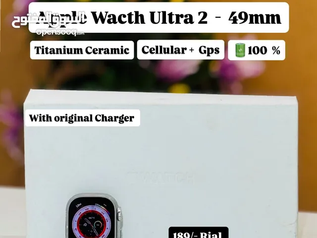 Apple Watch Ultra 2 - 49 mm - Titanium ceramic - cellular + Gps -100% Battery- with original charger