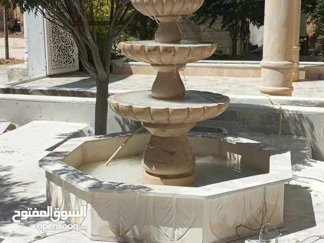 نوافير وشلالات وبابكيو حواض زريعه جميع انواع الحجر البناء والديكوارات