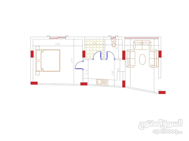50 m2 Studio Apartments for Sale in Jenin Sanur
