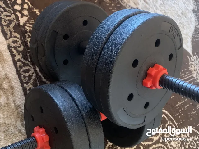 اثقال دامبلز للبيع حبتين 25x2 يعني 50 kg