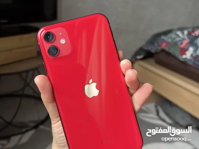 ايفون 11 احمر جهاز جداً نظيف (اقرة الوصف مهم)