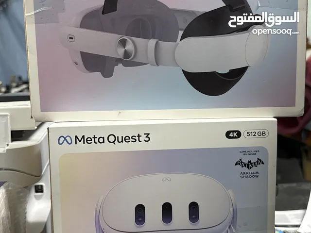 Meta Quest 3 new only the tape open 512 GB with Batman game and with all items and with accessories