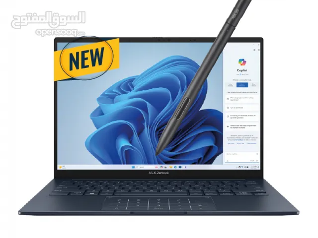Asus Laptop Zenbook Ultra 7 155H 14 OLED TouchScreen 3K thin  لابتوب اسوس زينبوك 14 اوليد الترا 7