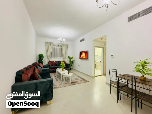 غرفة وصالة كورنيش عجمان مفروش فرش كامل جديد شامل كل الفواتير كورنيش شقة مميزة بموقع سياحي