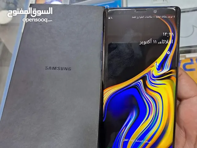 مش مصلح Samsung Not 9 أغراضة والكرتونه الأصلية متوفر توصيل
