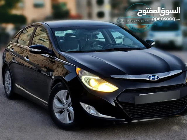 هونداي سوناتا هايبرد موديل 2015 مميزة لون اسود ملوكي بحال الوكالة اقل سعر بالسوق