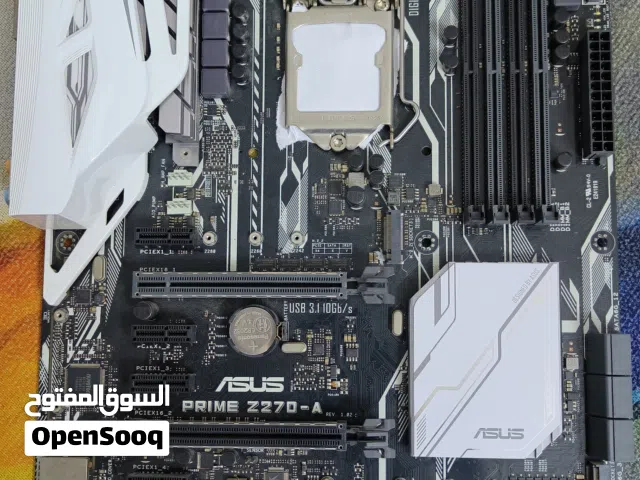 مذر بورد ASUS PRIME Z270-A RGB جيل 6 و7