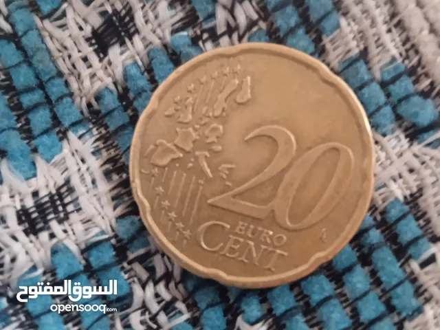 عملة ألمانية سنة2002 للبيع20اورو سنت