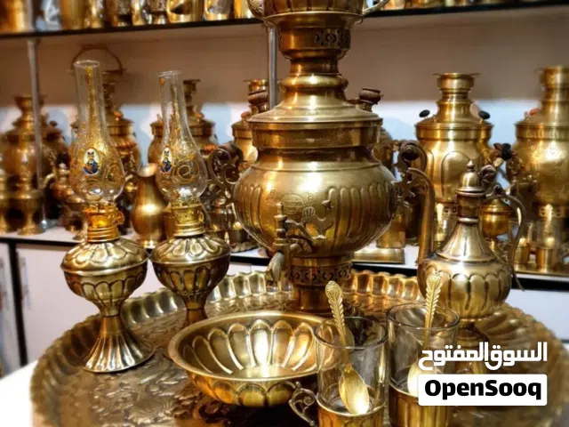 لوازم نحاسية فاخرة وأصيلة يدوية محفورة