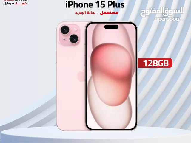 IPHONE 15 PLUS ( 128 GB ) USED /// ايفون 15 بلس ذاكرة 128 مستعمل وكالة