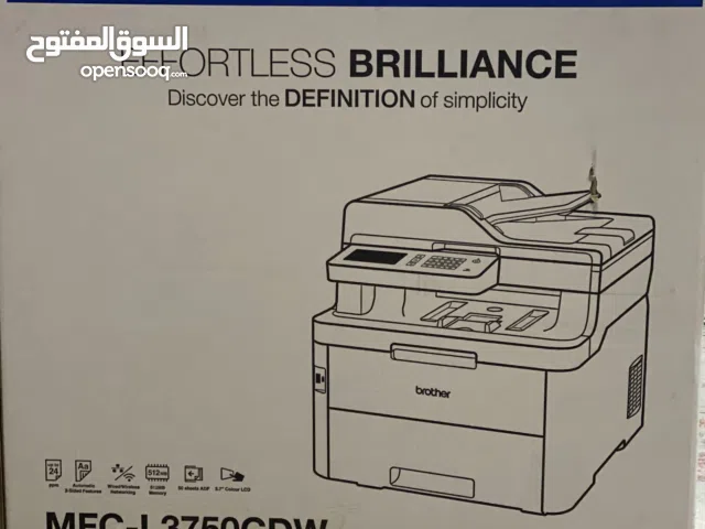 للبيع طابعة مستخدمة ونظيفة، تعمل بكفاءة عالية ولا تعاني من أي أعطال  brother mfc-l3750cdw