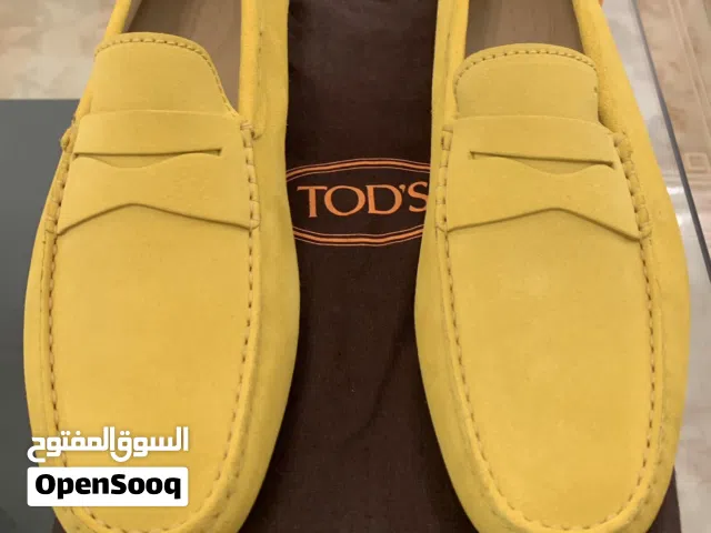 Original Tod’s Gommino Yellow Suede Loafers