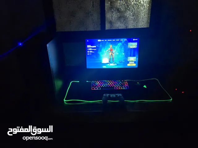 كمبيوتر جيمنج + شاشة + ماوس و كيبورد + يد ps4