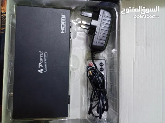 جهاز تحويل نقل الصورة من 4 اجهزة HDMI معا الى شاشتين او شاشة واحدة التنقل بينها عن طريق الريمونت او