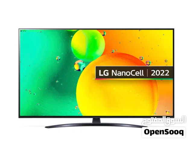 LG 55 inch NanoCell Smart TV - 4K, 55NANO76