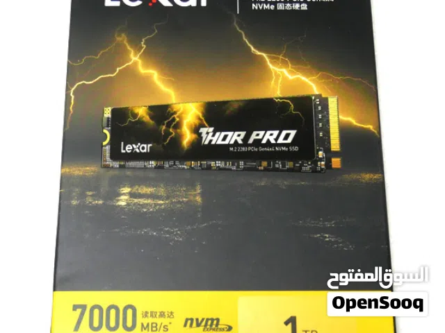 1TB ( 1000GB ) LEXAR THOR PRO M.2 NVME GEN 4.0 7000MB/s SPEED DESKTOP - LAPTOP GAMING SSD