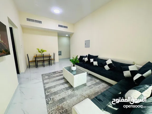 G2-شقة مفروشة للإيجار الشهري في عجمان – غرفة وصالة شاملة الفواتير في الراشدية