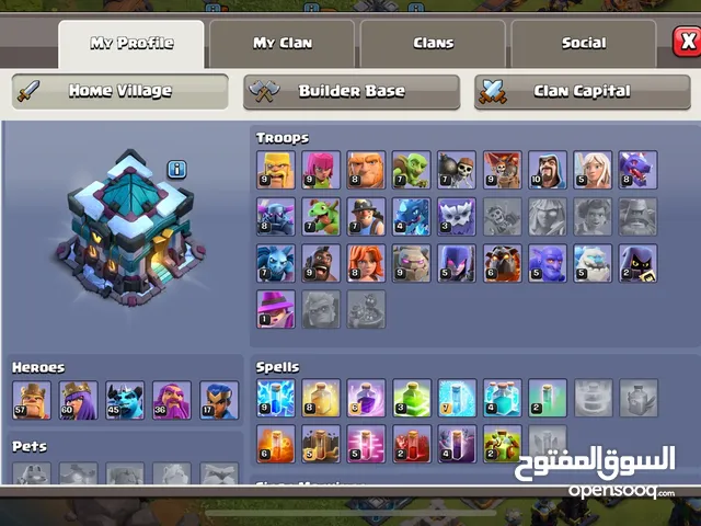 كلاش اوف كلانس تاون 13 ماكس معادا السور