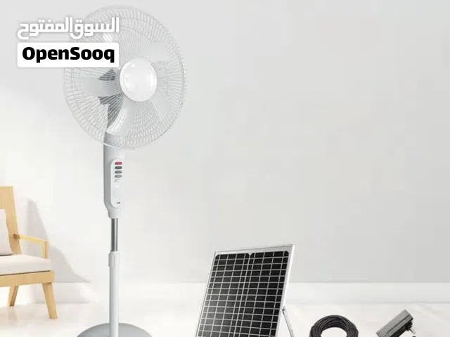 مروحه تعمل بالطاقة الشمسية و الكهرباء