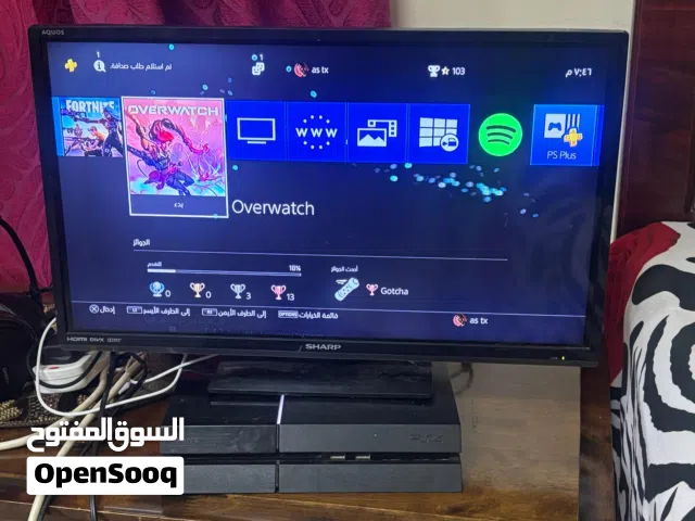 شاشة Sharp AQUOS  23 بوصة ممتازة للبلايستيشن و الكمبيوتر شغالة بدون مشاكل