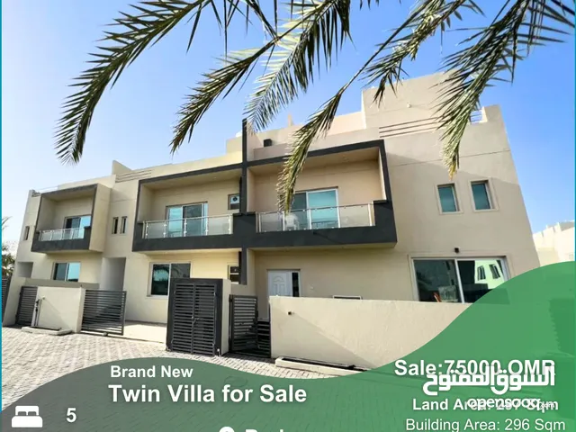 Brand New Twin villa for sale in Barka  REF 120SB