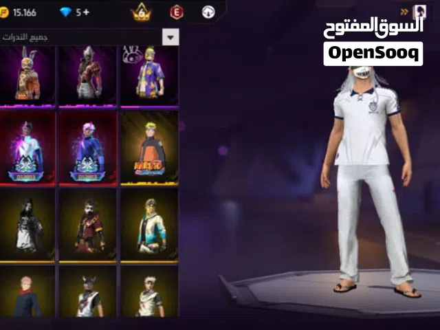 حساب فري فاير للبيع 40دولار