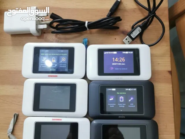 راوترات مستعملة 4g ثابته او متنقلة لأغلب الشبكات