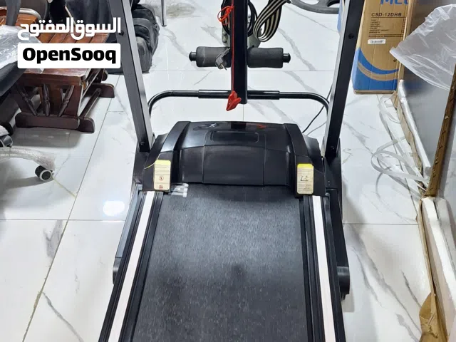 جهاز رياضة تردمل كهرباء بحالة الوكالة نوع هيلث سبورة بتحمل وزن 130ك شاشة LCDنبضات القلب واخراء