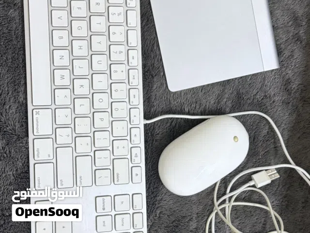 Keyboard, Trackpad and Apple Mouse are all original  كيبورد و تراك باد و ماوس شركة ابل كلهم اصلي