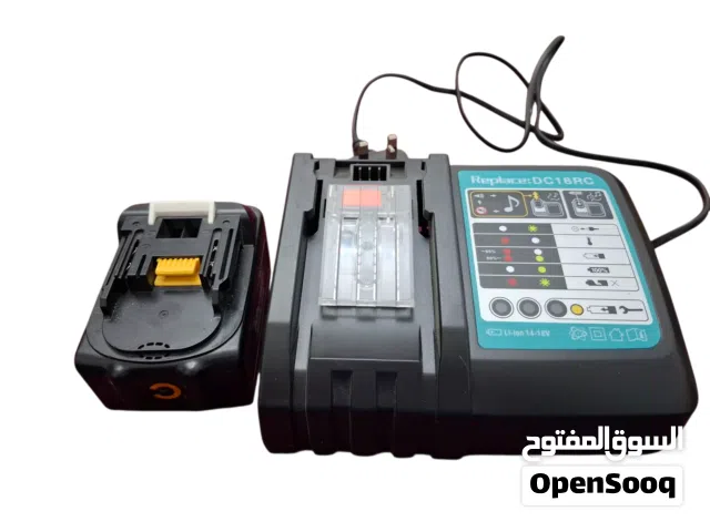 بطارية MAKITA ليثيوم ايون 18 فولت  5.5Ah  جهاز شاحن للبطارية