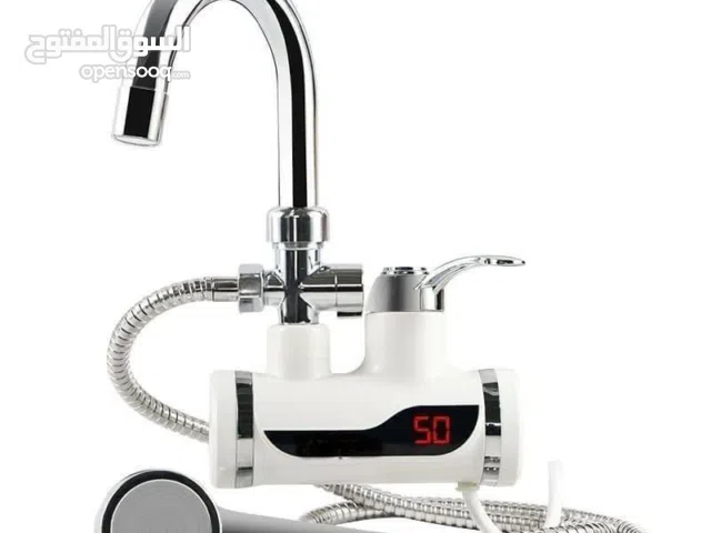 حنفية التسخين الفوري للحيط مع دوش  سهل التركيب لا يحتاج الى تمديد تستطيع وضعها مكان البطارية القدي