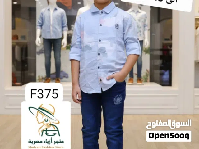 طقم ولادي كجول   شميز  هندي  + بنطلون جنز هندي  القياس مسجل بلصوره السعر 11500ريال