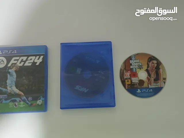 سيديات فيفا24 و نيد فور سبيد هيت و gta5 للبيع