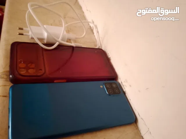 جوال سامسونغ A12 مع شاحن وكفر ممتاز للشراء