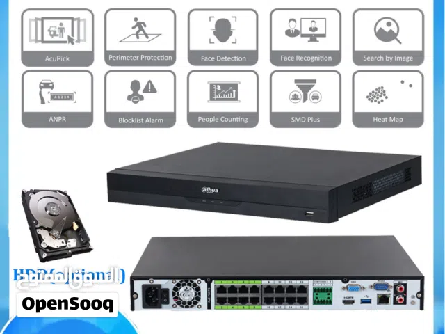 NVR DHI-NVR5216-16P-I من شركة داهوا  النسخه الاحترافيه (Dahua)