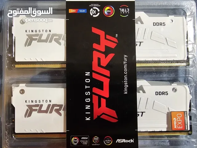 Kingston Fury Beast DDR5 RGB 32GB (2x16GB) 6000Mhz CL36 amd & intel