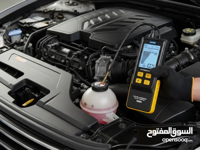 Power_Steering_Fluid_Tester يقوم بعرض وقياس درجة حرارة الزيت