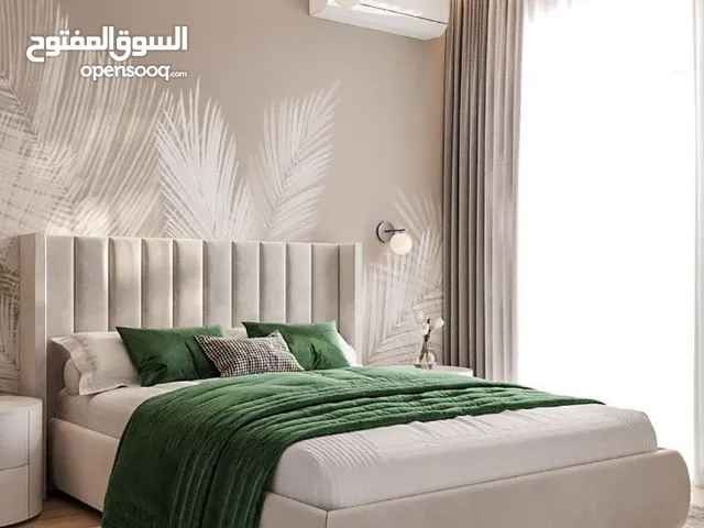 new customized bed in velvet fabric