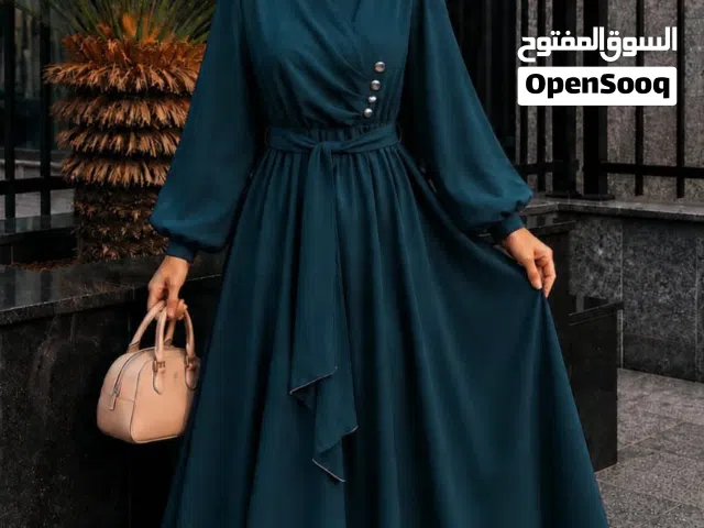 فستان ستاتي ربطة