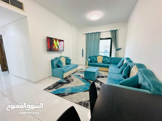 F3 / غرفتين وصالة للايجار الشهري المفروش - شامل جميع الفواتير - قريب الى كورنيش عجمان - في الراشدية2