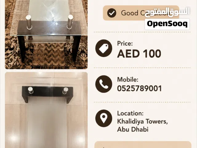 طاولة قهوة زجاج للبيع