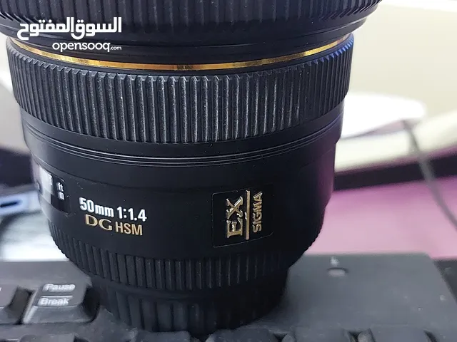 عدسة سيجما 50 لكاميرا كانون Sigma 50mm f 1.4 EX DG HSM