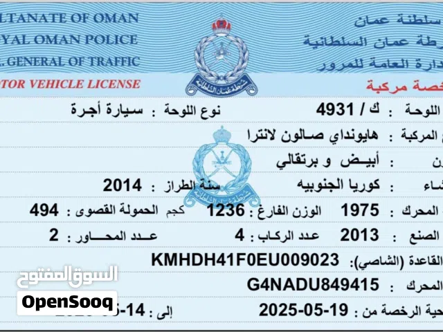 Used Hyundai Elantra in Al Batinah