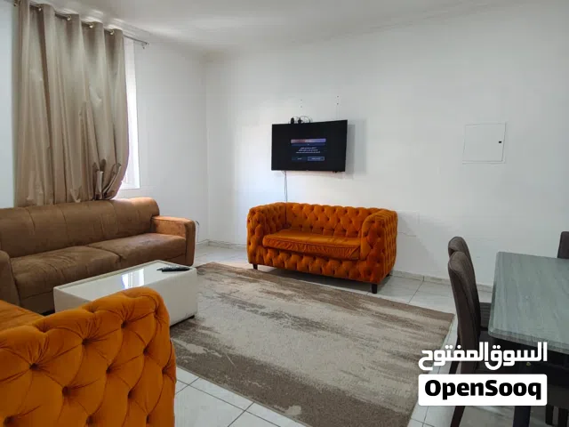 Furnished one-bedroom apartment with living room for rent in Ajman, Al Nuaimiya 1 Prime location nea