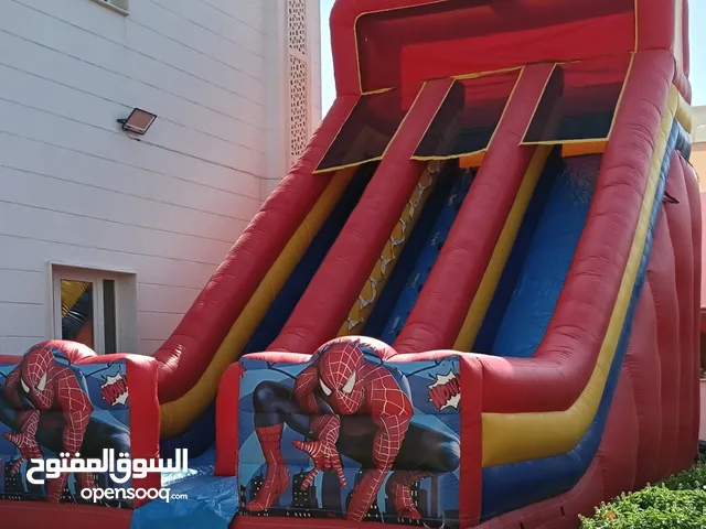 نطاطيات العاب اطفال في قطر زحلاقية مع ارتفاع 8 متر نطاطيات مع زحلاقيه ارتفاع 10 متر بركة السباحة