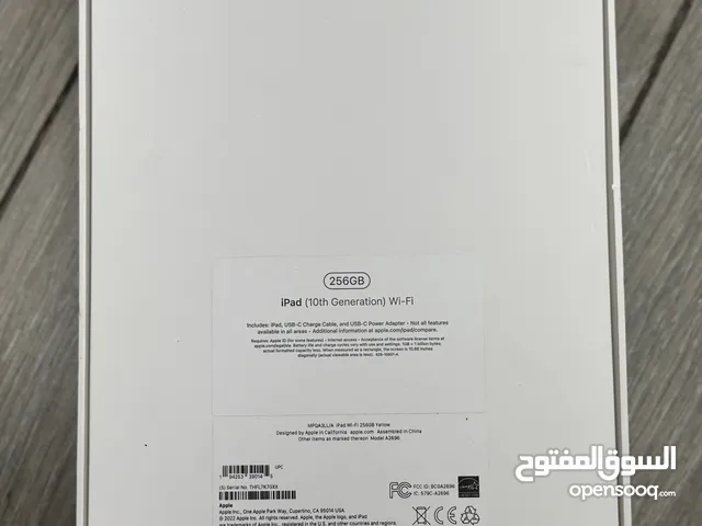 Apple iPad 10 256 GB in Misrata