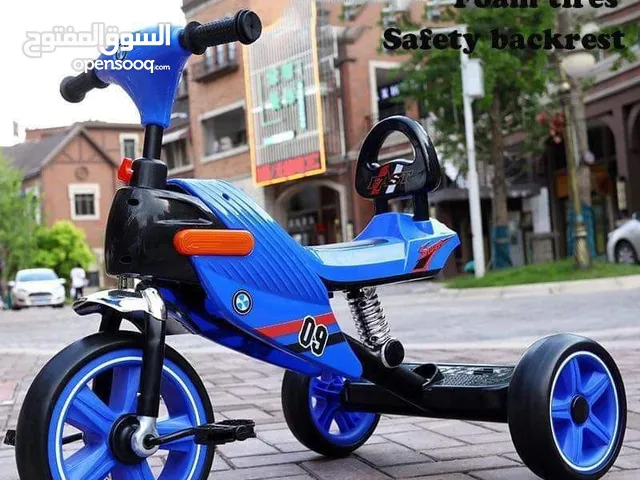 جديد بايسكل اطفال نوعيه ممتازه جدااا اناره واصوات من عمر سنتين الى 4 سنوات متوفر لون